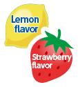 レモン風味＆いちご風味